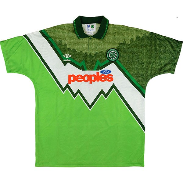 Camiseta Celtic Replica Primera Ropa Retro 1991 1992 Verde